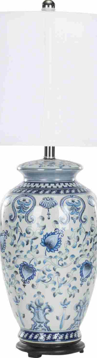 Safavieh Paige LIT4023A Blue / White Lamp Main On