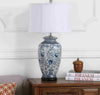 Safavieh Paige LIT4023A Blue / White Lamp Room Scene Off Feature