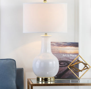 Safavieh Paris LIT4024A White Lamp Room Scene On Feature