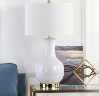 Safavieh Paris LIT4024A White Lamp Room Scene Off Feature
