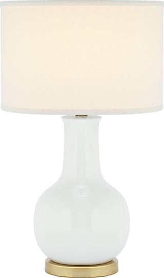 Safavieh Paris LIT4024A White Lamp Main On