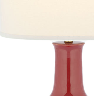 Safavieh Paris LIT4024C Red Lamp Main On