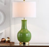 Safavieh Paris LIT4024G Green Lamp Room Scene On Feature