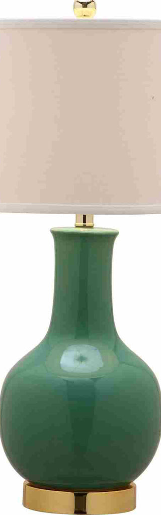 Safavieh Paris LIT4024J Emerald Lamp Main On