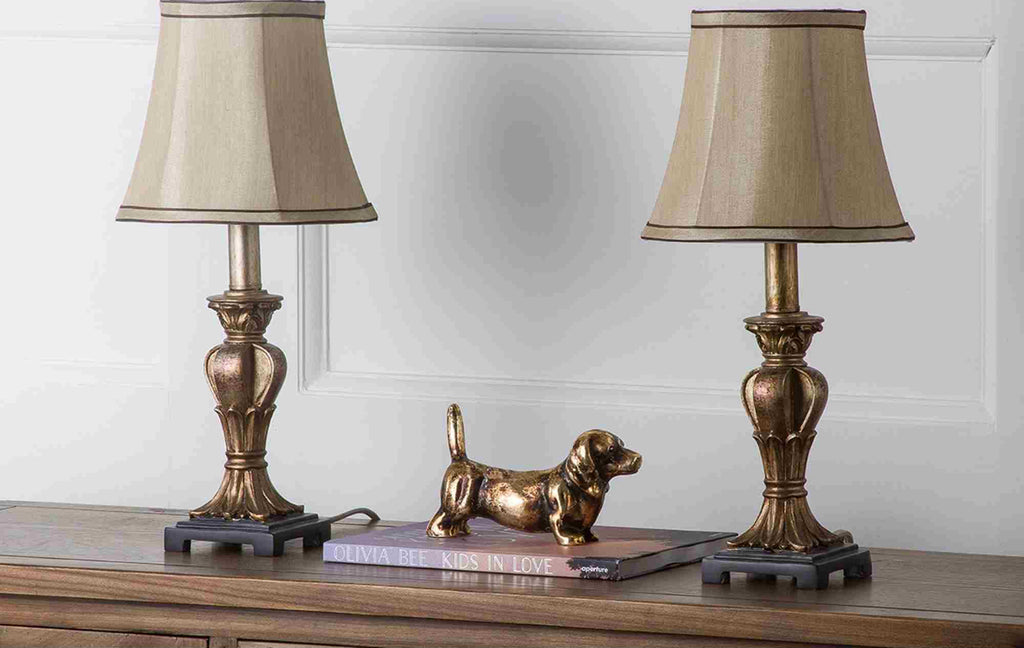 Safavieh Gabriella Mini Urn LIT4032A Gold Lamp main image