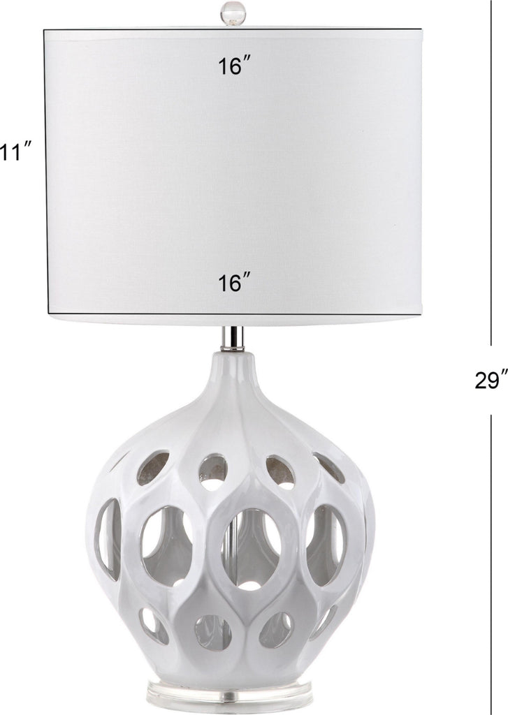 Safavieh Regina LIT4040C White Lamp main image