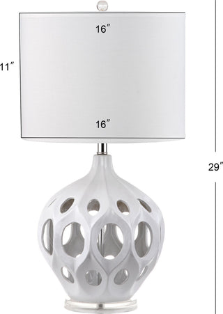 Safavieh Regina LIT4040C White Lamp main image