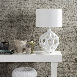 Safavieh Regina LIT4040C White Lamp Room Scene On Feature