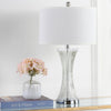 Safavieh Zelda LIT4051A Clear / White Lamp Room Scene Off Feature