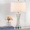 Safavieh Zelda LIT4051A Clear / White Lamp Room Scene On Feature