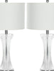 Safavieh Zelda LIT4051A Clear / White Lamp Main On