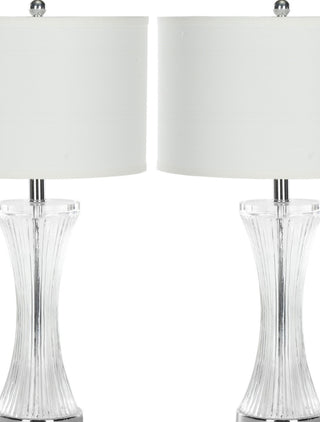 Safavieh Zelda LIT4051A Clear / White Lamp Main On
