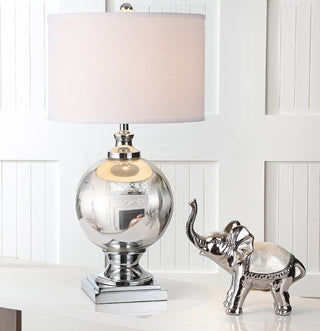 Safavieh Icott LIT4053A Silver Lamp Room Scene On Feature