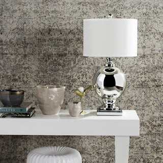 Safavieh Icott LIT4053A Silver Lamp Room Scene On Feature