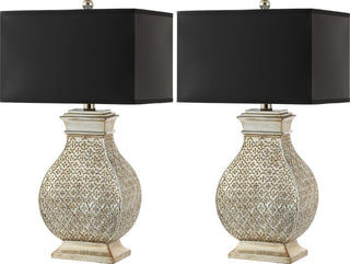 Safavieh Malaga LIT4064A Silver Champagn Lamp Main Off