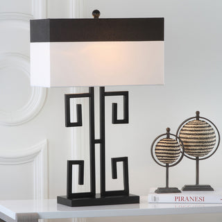 Safavieh Greek Key LIT4071A Black Lamp Main On