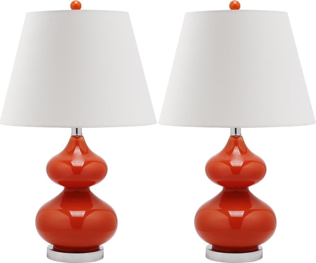 Safavieh Eva LIT4086D Orange Lamp main image