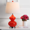 Safavieh Eva LIT4086D Orange Lamp Room Scene On Feature