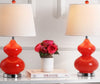 Safavieh Eva LIT4086D Orange Lamp Room Scene On Feature