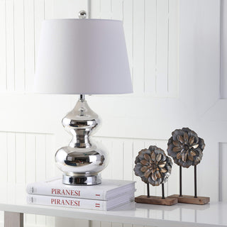 Safavieh Eva LIT4086M Silver Lamp Room Scene Off Feature