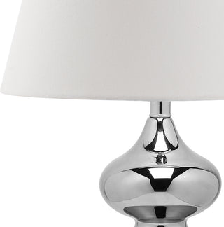 Safavieh Eva LIT4086M Silver Lamp Main On