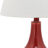 Safavieh Amy LIT4087E Red Lamp Main On