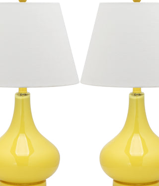 Safavieh Amy LIT4087H Yellow Lamp Main Off