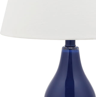 Safavieh Cybil LIT4088B Navy Lamp Main On