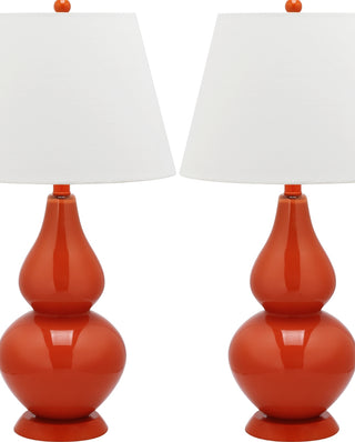 Safavieh Cybil LIT4088D Orange Lamp Main Off