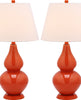 Safavieh Cybil LIT4088D Orange Lamp Main On