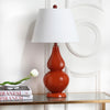 Safavieh Cybil LIT4088D Orange Lamp Room Scene Off Feature