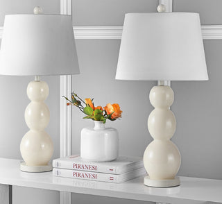 Safavieh Jayne 3 Sphere LIT4089F Light Grey Lamp Room Scene Off Feature
