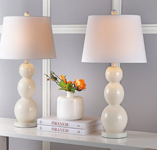 Safavieh Jayne 3 Sphere LIT4089F Light Grey Lamp Room Scene On Feature