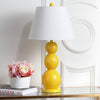 Safavieh Jayne 3 Sphere LIT4089H Yellow Lamp Room Scene Off Feature