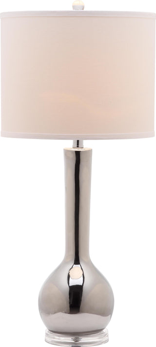 Safavieh Mae LIT4091M Silver Lamp Main On