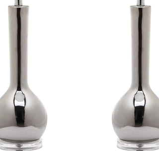Safavieh Mae LIT4091M Silver Lamp Main On
