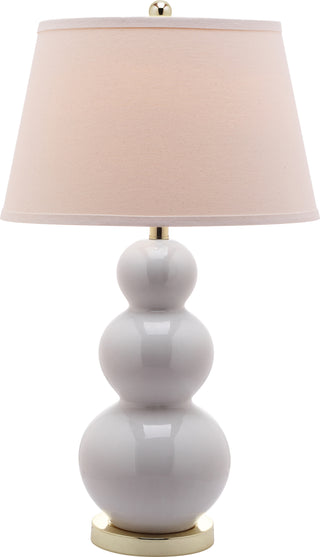 Safavieh Pamela LIT4095A White Lamp Main On