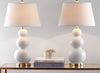 Safavieh Pamela LIT4095A White Lamp Room Scene On Feature