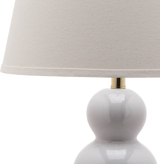 Safavieh Pamela LIT4095A White Lamp Main On