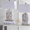 Safavieh Tory LIT4107A Shell Lamp Room Scene Off Feature