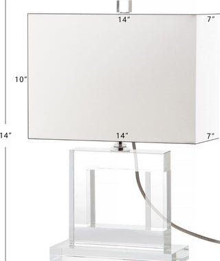 Safavieh Town Square LIT4115A Clear / White Lamp main image