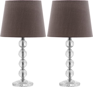 Safavieh Nola LIT4123B Clear / Grey Lamp main image