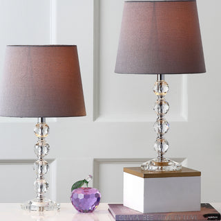 Safavieh Nola LIT4123B Clear / Grey Lamp Room Scene On Feature