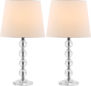 Safavieh Nola LIT4123C Clear / Chrome Lamp Main On