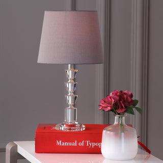 Safavieh Harlow LIT4125B Clear / Grey Lamp Room Scene On Feature