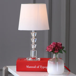 Safavieh Harlow LIT4125C Clear / White Lamp Room Scene On Feature