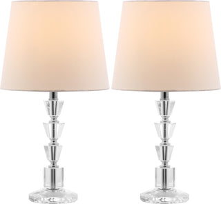 Safavieh Harlow LIT4125C Clear / White Lamp Main On