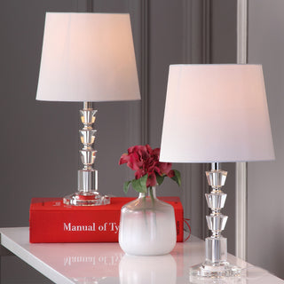 Safavieh Harlow LIT4125C Clear / White Lamp Room Scene On Feature