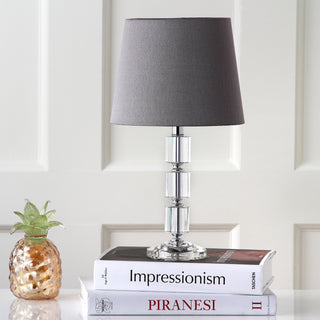 Safavieh Erin LIT4126B Clear / Grey Lamp Room Scene Off Feature