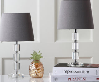 Safavieh Erin LIT4126B Clear / Grey Lamp Room Scene Off Feature